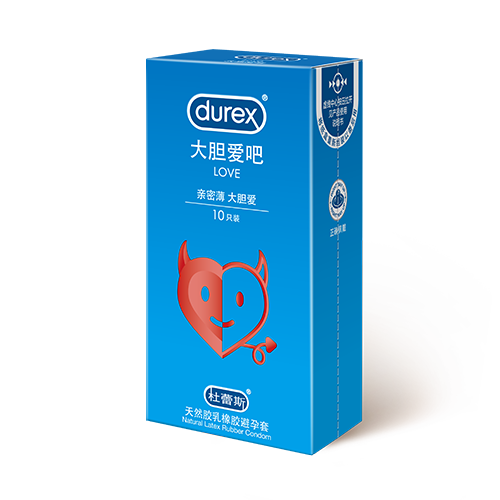 Durex Bold Love 10-count official packaging reference. Confirm the supplied packaging version.