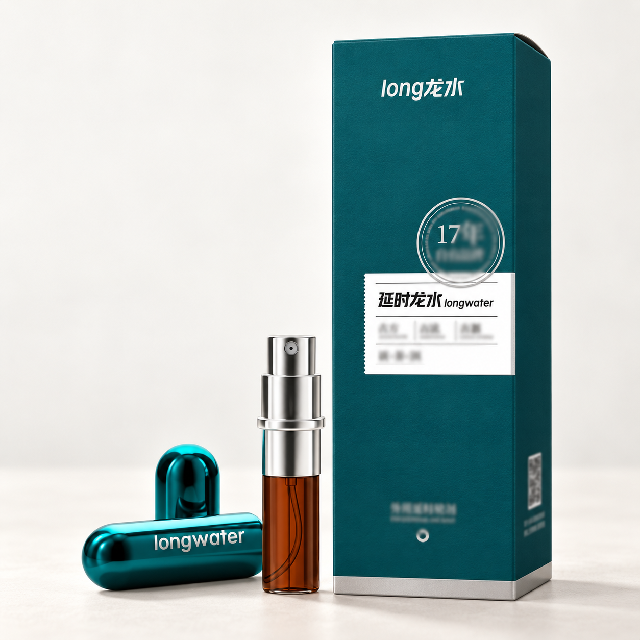 Delay Dragon Water Enhanced Edition 5ml — AI product appearance mockup based on the catalog photograph. Appearance and packaging details may be reconstructed; use the original photos and confirmed supplier specifications before ordering. This is a concept illustration, not an actual product photograph.