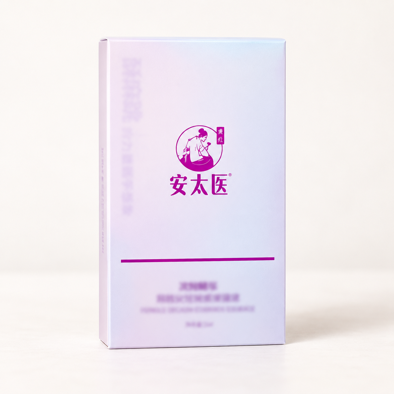 An Taiyi Tiaotiao Women's Pleasure Enhancement Liquid Disposable Box 1ml — AI product appearance mockup based on the catalog photograph. Appearance and packaging details may be reconstructed; use the original photos and confirmed supplier specifications before ordering. This is a concept illustration, not an actual product photograph.